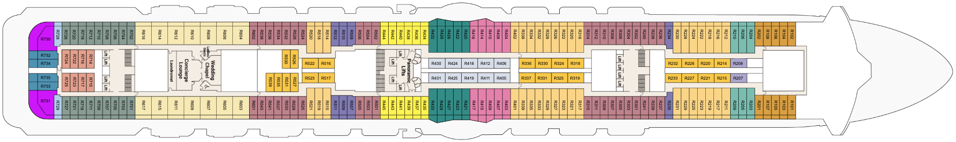 Princess Cruises Royal Princess Deck 14.png